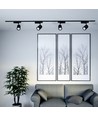 35W 3-fase railspot - 24 graden, 4000K, zwart, COB LED, IP20