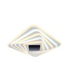 150W LED Smart plafondlamp met 3D-effect - 50x50cm, CCT, dimbaar, incl. afstandsbediening