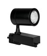 35W 3-fase spanningsrail spot - 3000lm, 24 graden, zwart, 3000K, IP20, 4-fase tracklight