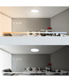 39W CCT plafondlamp met RGBIC backlight - Ø30cm, Tuya, incl. afstandsbediening