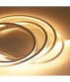 10m 10W/m AnyCut Neon Flex 10x10 Warm wit LED strip - 24V DC, geen knipafstand