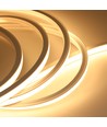 10m 10W/m AnyCut Neon Flex 10x10 Warm wit LED strip - 24V DC, geen knipafstand