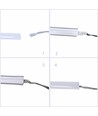 10m AnyCut Neon Flex 10x10 Neutraal wit LED strip - 10W/m, 24V, Geen knipafstand