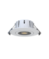 LEDlife DimToWarm+CCT RA96 witte inbouwspot - Draaibaar, Gat: Ø6,8 cm, Afmetingen: Ø8,3 cm, 7W, witte rand, dimbaar, 230V