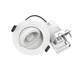 LEDlife DimToWarm+CCT RA96 witte inbouwspot - Draaibaar, Gat: Ø6,8 cm, Afmetingen: Ø8,3 cm, 7W, witte rand, dimbaar, 230V