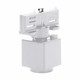SPS2 Adapter Slim - 3-fase, met stopcontact, wit, Spectrum.