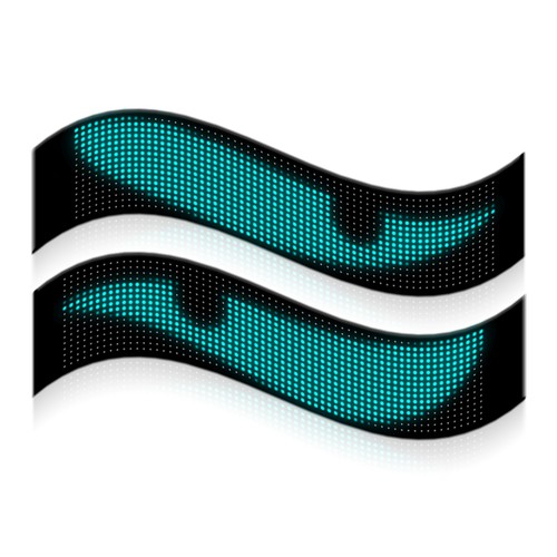 1x Pixel matrix paneel 20x64 - Bluetooth, 5V USB