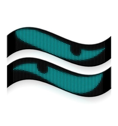 1x Pixel matrix paneel 16x96 - Bluetooth, 5V USB