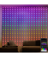 RGBIC Lichtgordijn 2x2 meter - Programmeerbare patronen en tekst