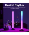 Set van 2 ambient gamer tafellampen - RGB looplicht, 360° effect, 43 cm