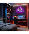 Gamer neonbord met LED-verlichting - Groot model 39x33 cm, perfect voor de gamekamer