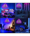 Gamer neonbord met LED-verlichting - Groot model 39x33 cm, perfect voor de gamekamer