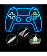 Controller neonbord gamepad, LED-licht - Groot model 39x27 cm, perfect voor gameroom