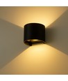 6W Wandlamp - IP65, Rond, RGB+CCT, Zigbee, zwart, up/down, verstelbaar, binnen / buiten, incl. lichtbron