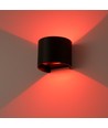 6W Wandlamp - IP65, Rond, RGB+CCT, Zigbee, zwart, up/down, verstelbaar, binnen / buiten, incl. lichtbron