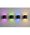 6W Wandlamp - IP65, Rond, RGB+CCT, Zigbee, zwart, up/down, verstelbaar, binnen / buiten, incl. lichtbron