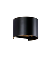 6W Wandlamp - IP65, Rond, RGB+CCT, Zigbee, zwart, up/down, verstelbaar, binnen / buiten, incl. lichtbron