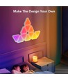 RGBIC Hexagon Tri Panels set van 6 stuks - afstandsbediening, app-bediening, wandverlichting