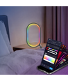 Ellipsvormige RGBIC-lamp - 25x15 cm, 10W, afstandsbediening, USB
