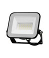 20W LED breedstraler - Samsung LED chip, IP65, zwarte behuizing, 4000K, buiten
