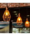 E27 10W LED filament lamp - A60, 1050lm, 2200K, Amber glas, 360° lichtspreiding