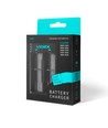 Universele batterijlader voor Li-ion / IMR - 2 kanalen, Micro USB, LED-indicator