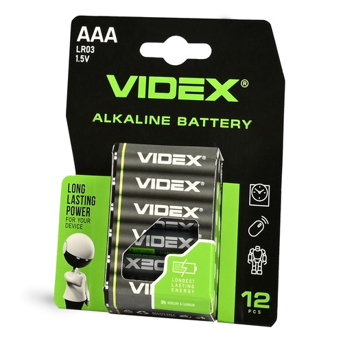 12 stuks LR03/AAA - Alkaline batterij