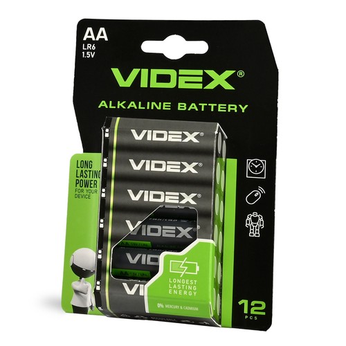 12 stuks LR6/AA - Alkaline batterij