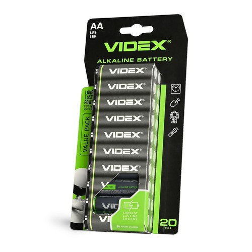 Alkaline batterij - LR6/AA, 20 stuks