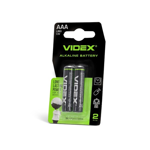 Alkaline batterij - LR03/AAA, 2 stuks