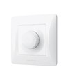 600W LED dimmer voor Europese inbouwdoos - 15-600W, wit