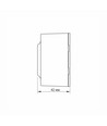 Opbouw dubbele Schuko-wandcontactdoos - IP20, mat zwart