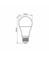 E27 12W LED lamp - A60, 1180lm, 3000K, flicker free
