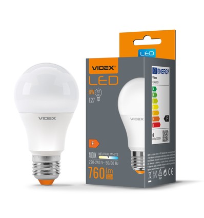 E27 8W LED-lamp - A60, RA90, 4000K