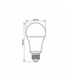 E27 15W LED lamp - A65, 1520lm, 6000K, flicker free, RA88