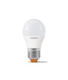 E27 7W LED kogellamp, RA90 - G45, 3000K, flicker free, vervangt 50W