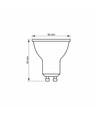 GU10 5W LED spot - 420lm, MR16, 3000K, 120°, flicker free