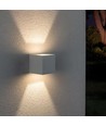 6W up/down wandlamp - IP54, 2700K, wit, up/down licht, incl. lichtbron
