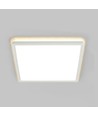 24W LED plafondlamp, vierkant - 2900lm, 4000K, 29x29cm, witte rand, IP20 binnen