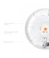 30W LED sensorlamp met noodverlichting – instelbaar watt/CCT, IP44, accu