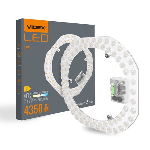 36W LED module - 4000K, 4350lm, IP20 binnen, 270x270mm