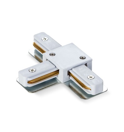 T-koppelstuk voor 1-fase rail - Wit, 1F2W