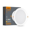 24W Vierkant LED inbouwpanel - 1830lm, 4000K, 29,5 x 29,5 cm, witte rand, IP20 binnen