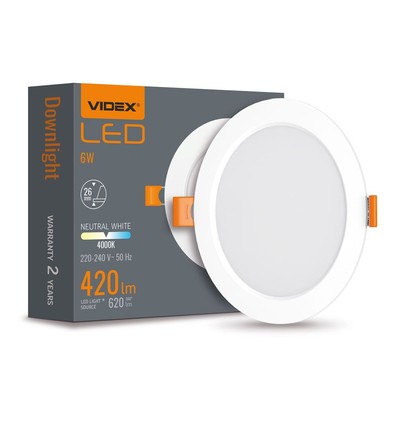 6W Vierkant frameloos LED inbouwpaneel - 4000K, 120°, Gat: Ø5-10 cm, Afm: 11,8 x 11,8 cm