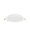 18W frameloos LED inbouwpaneel - 2100lm, 4000K, 22,2 x 22,2 cm, geïntegreerde driver, witte rand