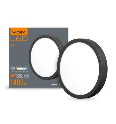 15W Ø19,2cm LED plafondpaneel - 1400lm, 4000K, witte rand, IP20 binnen