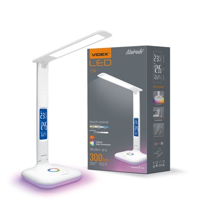 Nairobi tafellamp - LED, dimbaar, wit, 230V, 490lm, 7,5W