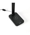 18W LED bureaulamp met draadloos opladen - 700lm, 5-staps dimbaar, CCT instelbaar, zwart, flicker free