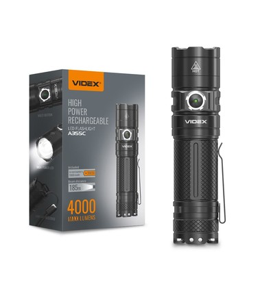 Draagbare LED zaklamp - 5000K, lichtsterkte: 4000