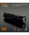 Draagbare LED zaklamp - 5000K, lichtsterkte: 4000
